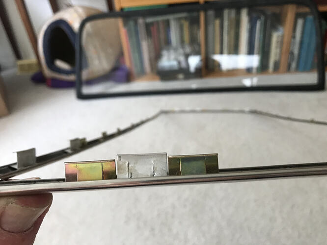 Rear Window Trim clip depth