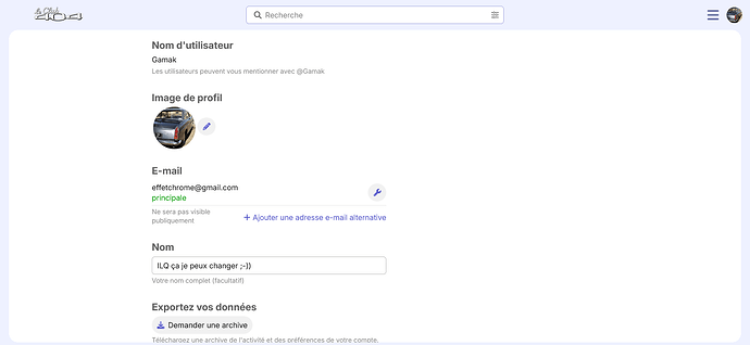 Screenshot 2026-07-01 at 01-00-32 Compte - Préférences - Gamak - Forum Le Club 404
